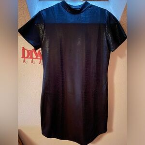 SheIn Curve Snakeskin Dress